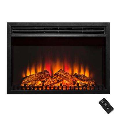 1000 Sq Ft Electric Fireplace Inspirational 30 In Freestanding Black Electric Fireplace Insert with Curved Tempered Glass and Remote Control