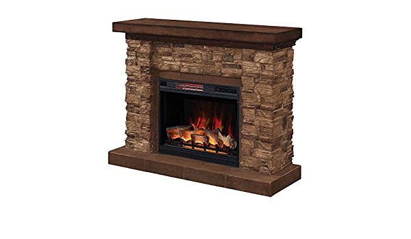 ClassicFlame Grand Canyon Stone Electric Fireplace Mantel 51N OdkAhEL SR600 315 PIWhiteStrip BottomLeft 0 35 SCLZZZZZZZ