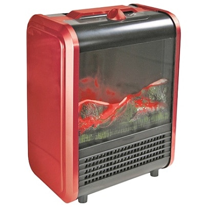 fort Zone CZFP1 Mini Electric Fireplace Ceramic Electric Electric 600 W to 1200 W 3 x Heat Settings 1000 Sq ft Coverage Area 1200 W p