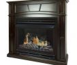 2 Sided Gas Fireplace Elegant 46 In Full Size Ventless Propane Gas Fireplace In tobacco
