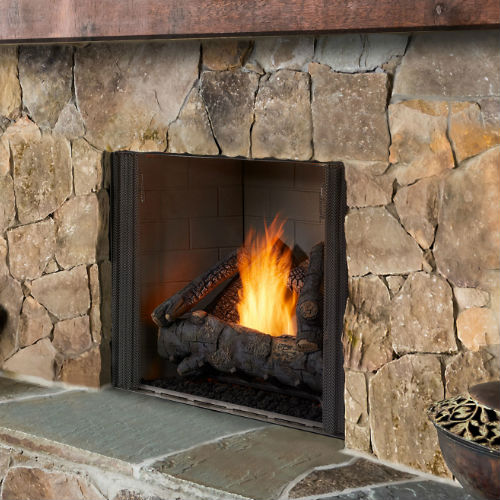 Outdoor Lifestyles Courtyard 36" outdoor traditional fireplace with IntelliFireª ignition ODCOUG 36T OD36T