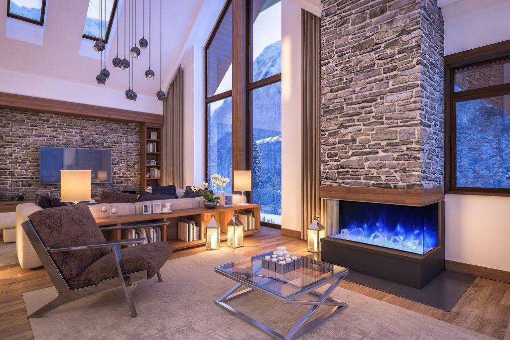 2 Sided Gas Fireplace Unique 9 Two Sided Outdoor Fireplace Ideas