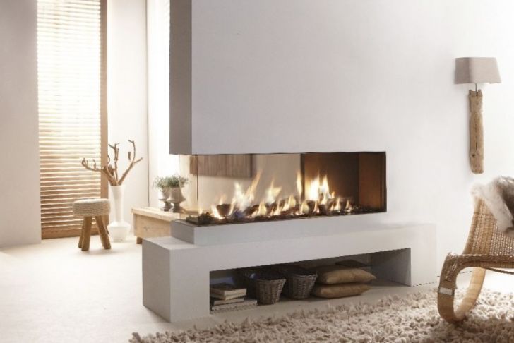 3 Sided Gas Fireplace Best Of Triple Sided Project Fireplace In 2019