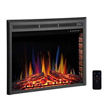 33 Inch Electric Fireplace Insert Beautiful Rwflame 28" Electric Fireplace Insert Freestanding & Recessed Electric Stove Heater touch Screen Remote Control 750w 1500w with Timer & Colorful Flame