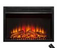 33 Inch Electric Fireplace Insert Elegant 30 In Freestanding Black Electric Fireplace Insert with Curved Tempered Glass and Remote Control