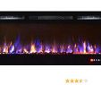 36 Inch Electric Fireplace Unique Bombay 36 Inch Crystal Recessed touch Screen Multi Color Wall Mounted Electric Fireplace