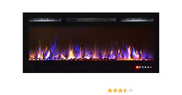 36 Inch Electric Fireplace Unique Bombay 36 Inch Crystal Recessed touch Screen Multi Color Wall Mounted Electric Fireplace