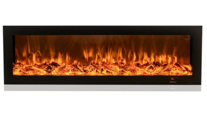 3d Electric Fireplace Beautiful 220v Decorative Flame Smart App 3d Brightness Adjustable thermostat Linear Led Electric Fireplace