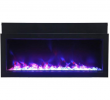 40 Inch Electric Fireplace Awesome Amantii Panorama Series Slim Built In Electric Fireplace Bi