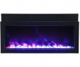 40 Inch Electric Fireplace Awesome Amantii Panorama Series Slim Built In Electric Fireplace Bi