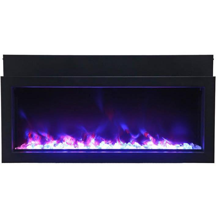 40 Inch Electric Fireplace Awesome Amantii Panorama Series Slim Built In Electric Fireplace Bi