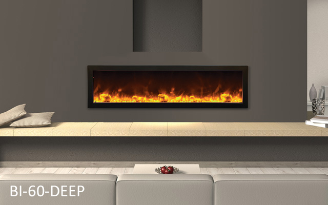 48 Inch Electric Fireplace Beautiful Amantii – Bi 60 Deep – Full Frame Viewing Electric Fireplace