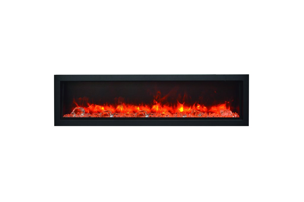 48 Inch Electric Fireplace New Amantii Panorama 60 Inch Deep Built In Indoor Outdoor Electric Fireplace