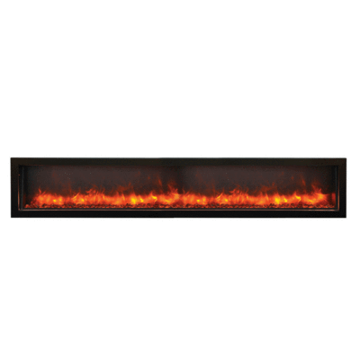 Amantii Panorama DEEP 88″ Built in Indoor Outdoor Electric Fireplace BI 88 DEEP BI 88 Deep Orange Sable 400x400
