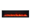 60 Inch Linear Gas Fireplace Awesome Amantii Panorama 60 Inch Deep Built In Indoor Outdoor Electric Fireplace