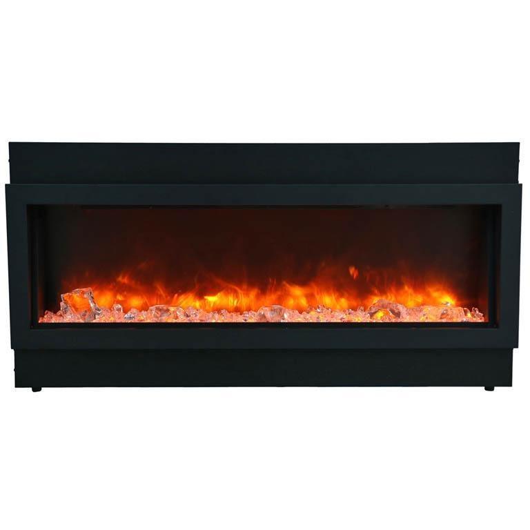 60 Inch Linear Gas Fireplace Awesome Amantii Panorama 60" Electric Fireplace – Slim Indoor Outdoor