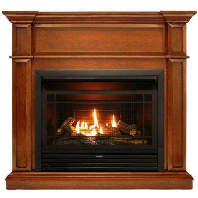 60 Inch Linear Gas Fireplace Elegant 42 In Full Size Ventless Dual Fuel Fireplace In Apple Spice with thermostat Control