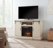 65 Inch Tv Stand with Electric Fireplace Luxury Chastain 56 In Freestanding Media Console Electric Fireplace Tv Stand with Sliding Barn Door In Ivory