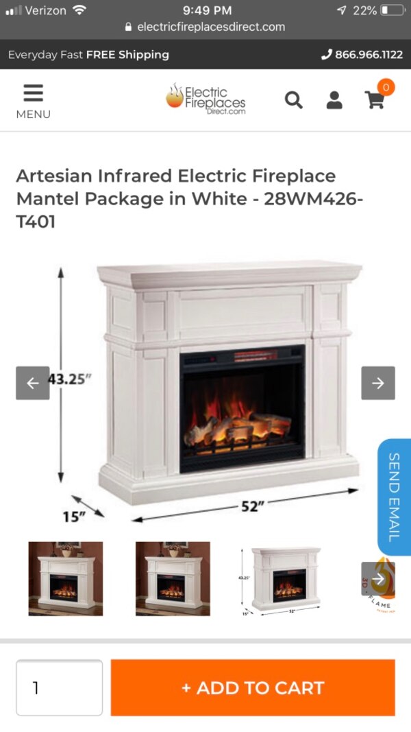 70 Electric Fireplace Inspirational Used and New Electric Fire Place In Jersey City Letgo