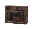 70 Inch Electric Fireplace Beautiful tolleson 48 In Tv Stand Infrared Bow Front Electric Fireplace In Mocha