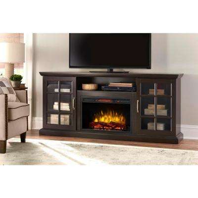 70 Inch Electric Fireplace Unique Edenfield 70 In Freestanding Infrared Electric Fireplace Tv Stand In Espresso