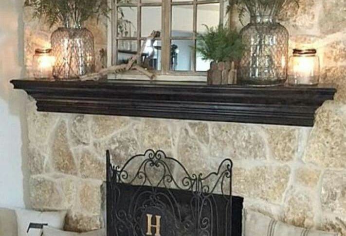Above Fireplace Decor Lovely Decorating Mirror Over Fireplace …