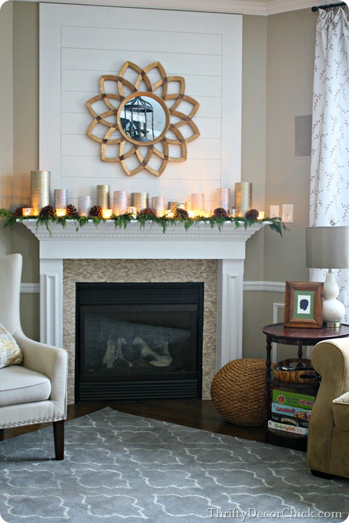 Above Fireplace Decor Lovely the Fireplace Design From Thrifty Decor Chick