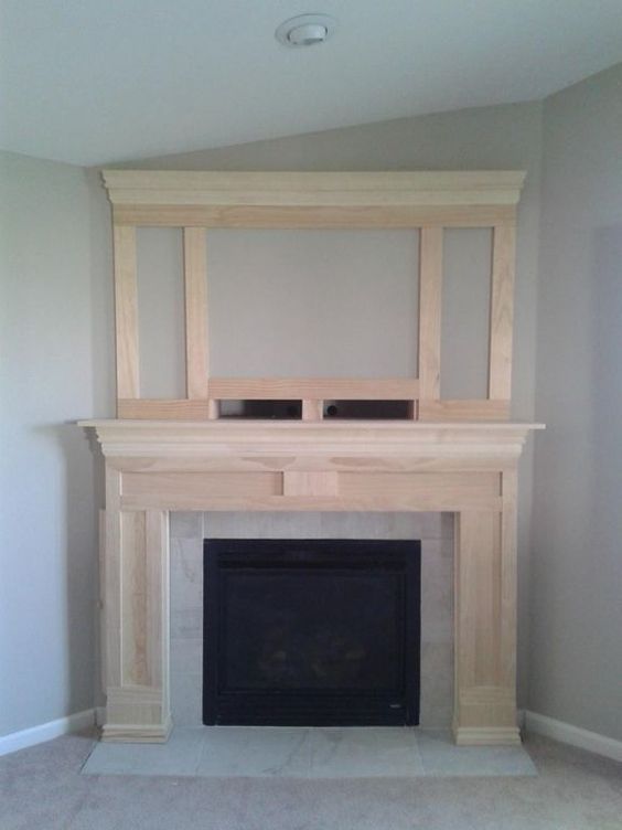 DIY Fireplace Makeover For the Home 9e590dfa2ffd97f a5600a84a1e7