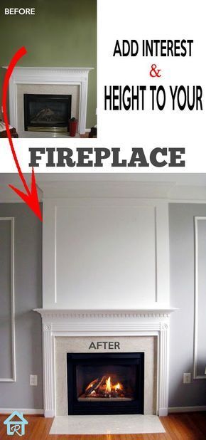 Adding A Fireplace Lovely Adding Visual Interest and Height to Your Fireplace