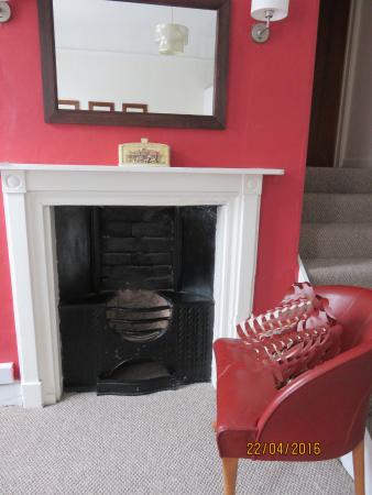 The fireplace so full of character added much to our room the fireplace so full