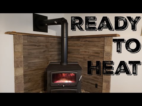 Adding A Fireplace to An Existing Home Lovely Videos Matching Wood Stove Install Stove Pipe and First