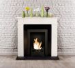 Alcohol Burning Fireplace Unique Carrington Cream Traditional Bio Ethanol Fireplace