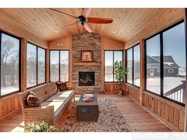 All Seasons Fireplace Unique Three Season Porch Designs