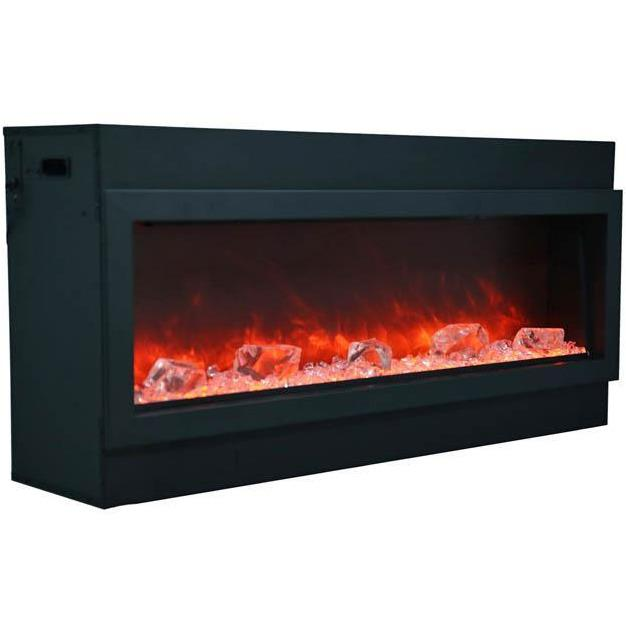 Amantii Electric Fireplace Lovely Amantii Deep Panorama Black Steel Surround Electric