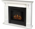 Ambiance Fireplace Elegant Real Flame ashley Indoor Electric Fireplace White