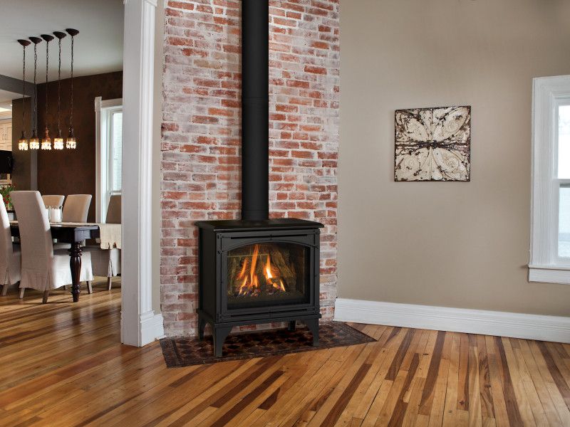 American Fireplace Lovely the Birchwood Free Standing Gas Fireplace Provides the