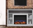 Anderson Fireplace Elegant Cambridge Cam5021 1whtled 47 In White Mantel Stand Insert Firebox Not Included