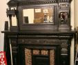 Antique Fireplace Surround Inspirational Victorian Cast Iron Fireplace with Overmantel Mirror Tiled