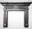 Antique Fireplace Surround Unique Victorian Coalbrookdale Burnished Cast Iron Fireplace