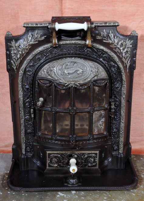 Antique French Fireplace Heater "La Salamandre" 6b0deb4ae69d7d8cafe79c443add0e76 fireplace heater english cottage
