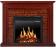 Antique White Electric Fireplace Unique Jamfly Electric Fireplace Mantel Package Traditional Brick Wall Design Heater with Remote Control and Led touch Screen Home Accent Furnishings