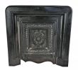 Antique Wooden Fireplace Mantel Unique 1870 S original Japanned Cast Iron Salvaged Chicago Interior Residential American Victorian Fireplace Surround with Matching Summer Cover