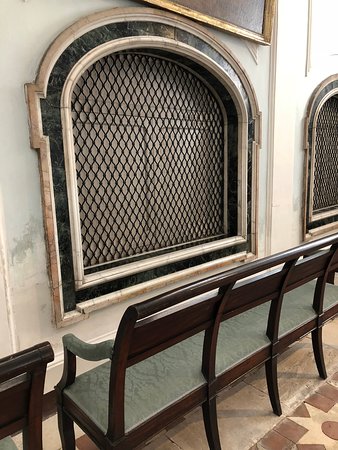 Grills in visiting area Picture of Chiesa San Benedetto grills in visiting area
