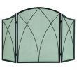 Arched Fireplace Screens Elegant Pleasant Hearth Arched Fireplace Screen Black