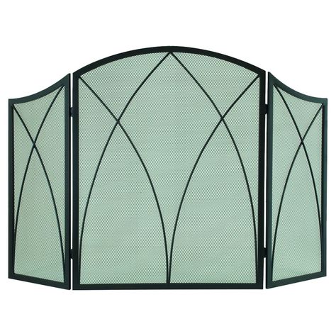 Pleasant Hearth Arched Fireplace Screen Black 31cab0c261e2f6610aa687d48baa6722 fireplace ideas the fireplace