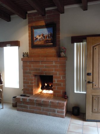 Deluxe double with fireplace Picture of White Stallion white stallion ranch