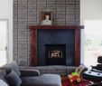 Art Above Fireplace Lovely asymmetric Walnut Mantel with Granite