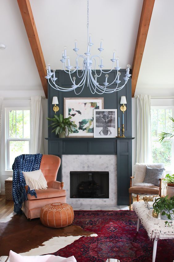 Art Above Fireplace Unique when Styling A Mantle Hurd & Honey Blog
