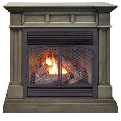Artificial Logs for Gas Fireplace Elegant 45 In Full Size Ventless Dual Fuel Fireplace In Slate Gray with Remote Control