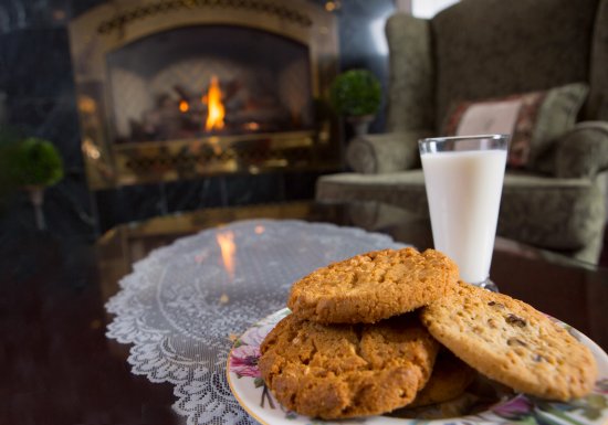 Ashley Fireplace Lovely Warm Cookies & Ice Cold Milk are Served Every evening